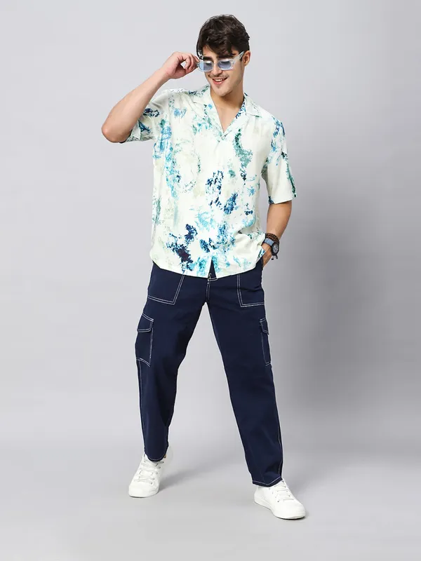 Technicolour_Tribe_Oversized_Viscose_Shirt_100%_Viscose_Oversized_Fit
