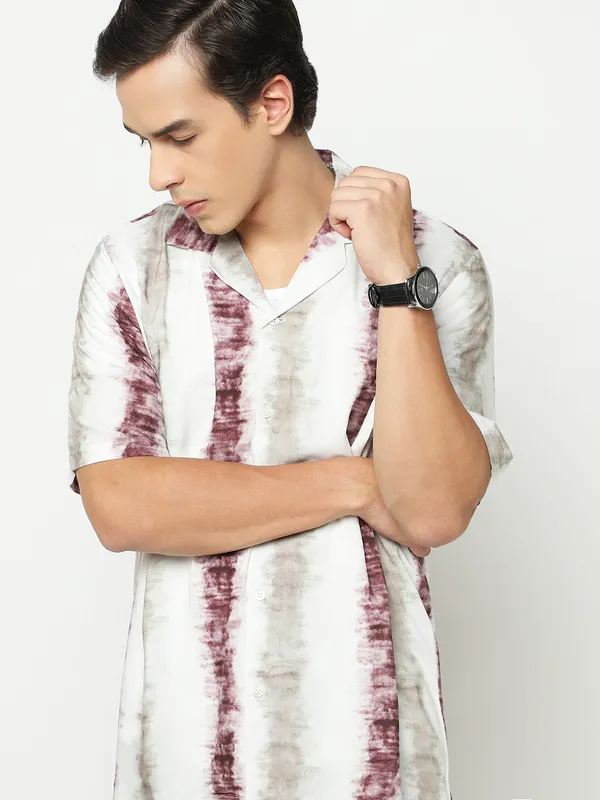 Painted_Stripe_Oversized_Viscose_Shirt_100%_Viscose_Oversized_Fit