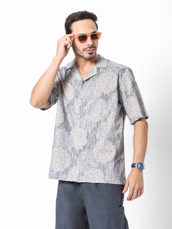 Geometric_Circle_Oversized_Cotton_Shirt_100%_Cotton_Oversized_Fit