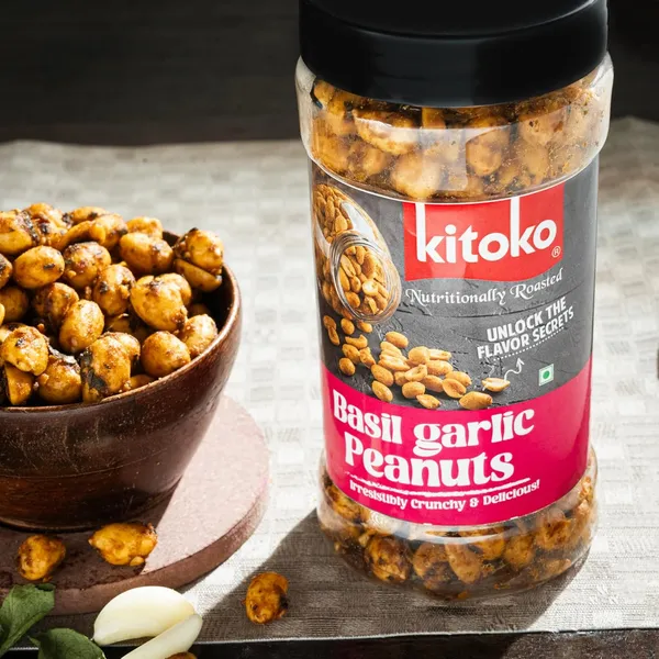 Basil_Garlic_Peanuts_Roasted_Salted_Peanuts_Groundnuts_With_Unique_Flavour_Healthy_Namkeen_Khari_Sing_Snacks_Without_Skin