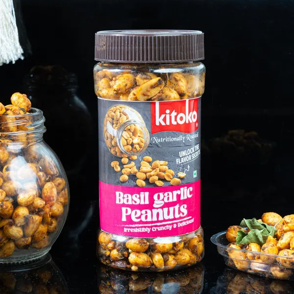 Basil_Garlic_Peanuts_Roasted_Salted_Peanuts_Groundnuts_With_Unique_Flavour_Healthy_Namkeen_Khari_Sing_Snacks_Without_Skin