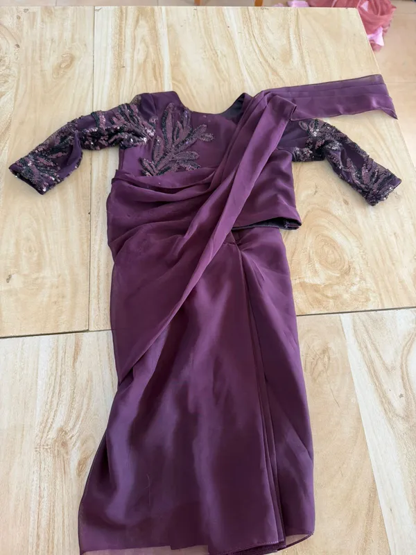 Purple_Gorget_Premium_Draped_Kurung_Saree_Gown_For_Girl