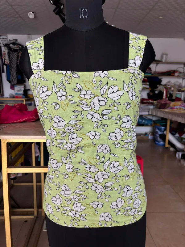 Yellow_Cotton_Premium_Short_Kurti__For_Women