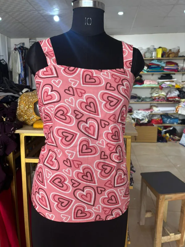 Pink_Cotton_Premium_Top_For_Women