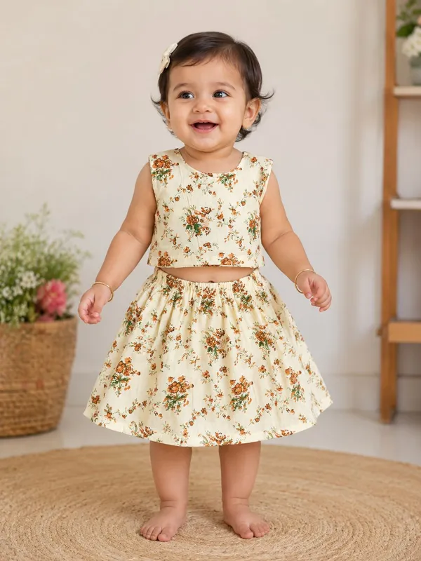 Baby_Girl_Floral_Print_Top_and_Skirt_Set