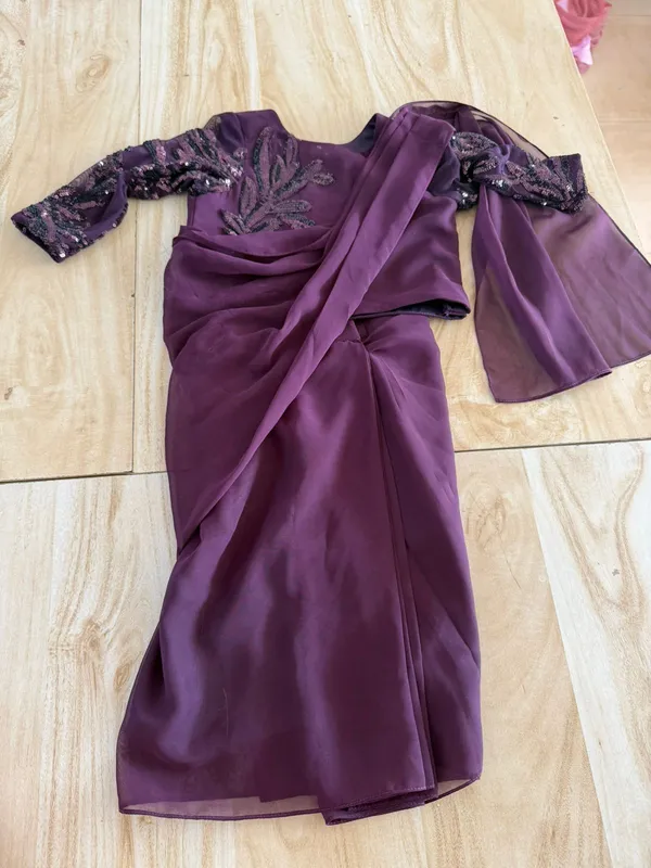 Purple_Gorget_Premium_Draped_Kurung_Saree_Gown_For_Girl
