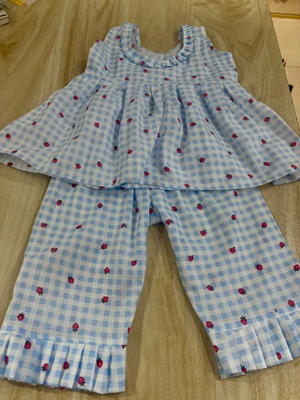 Blue_Cotton_Premium_Top_And_Pant_Set_For_Girl