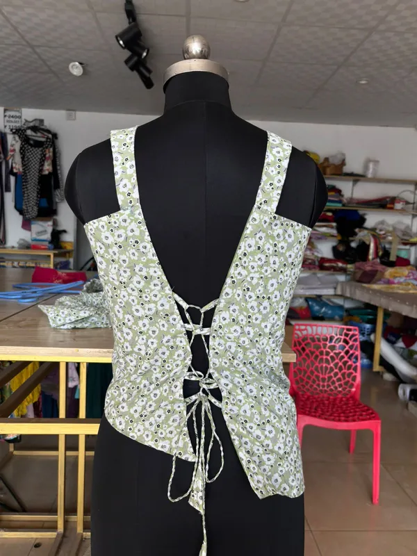 Green_Cotton_Premium_Backless_Top_For_Women