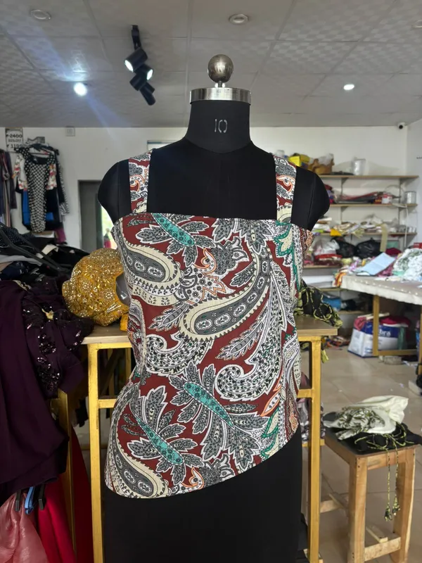 Red_Cotton_Premium_Top_For_Women