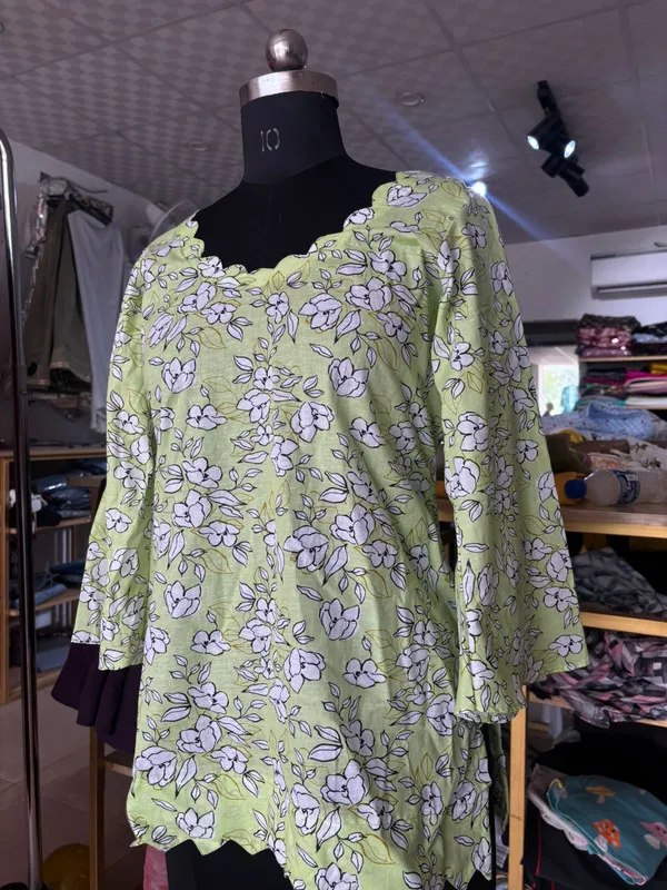 Green_Cotton_Premium_Top_For_Women