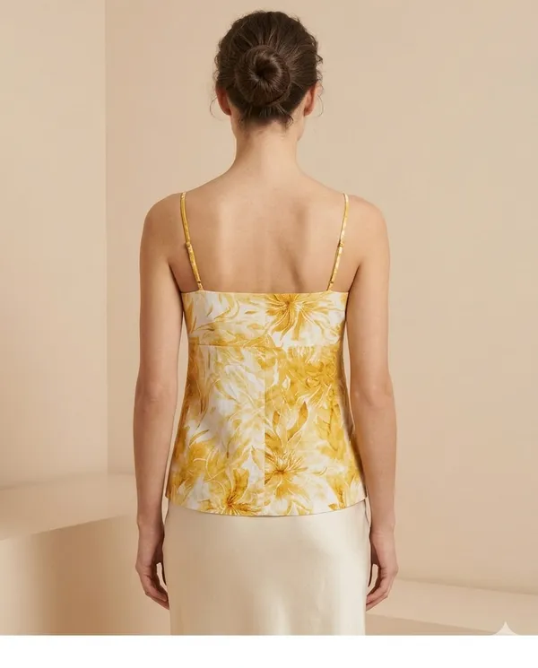 Yellow_Cotton_Premium_Top_For_Women
