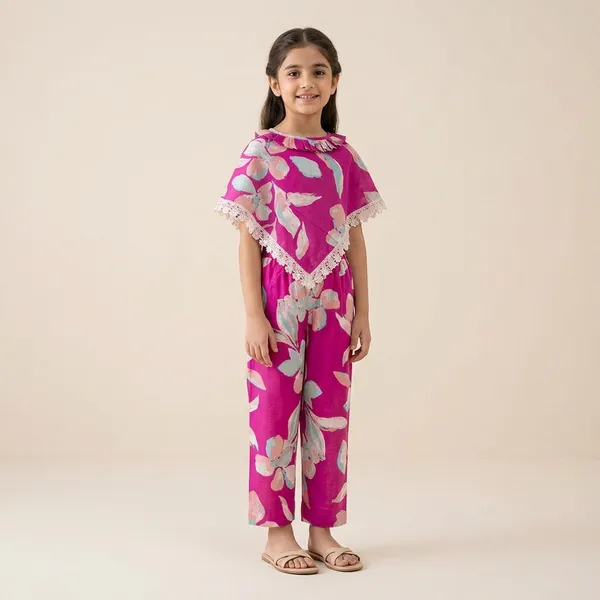 Pink_Cotton_Premium_Co-Ord_Set_For_Girl