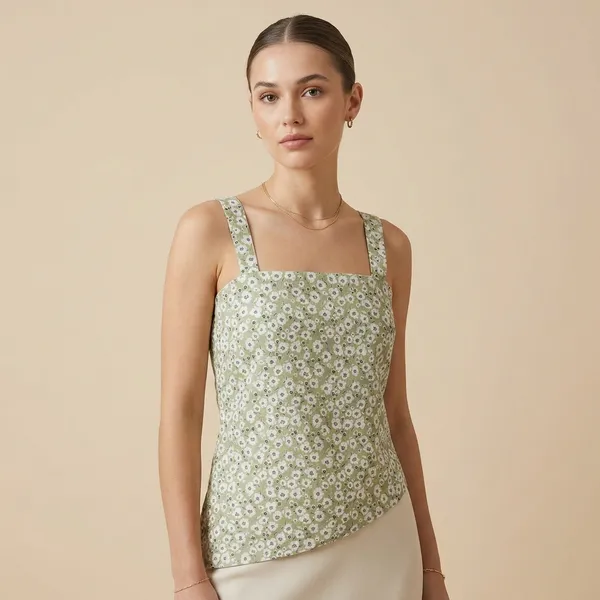 Green_Cotton_Premium_Backless_Top_For_Women