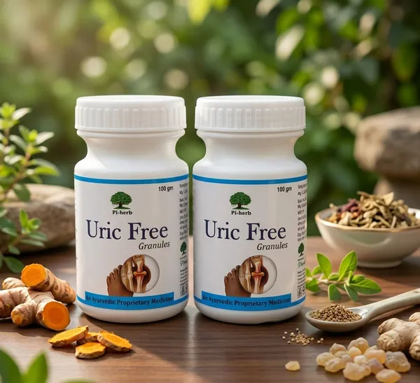 PI-Herb_Uric_Free_Granules_-_Ayurvedic_Proprietary_Medicine_For_Uric_Acid_&_Gout_Management