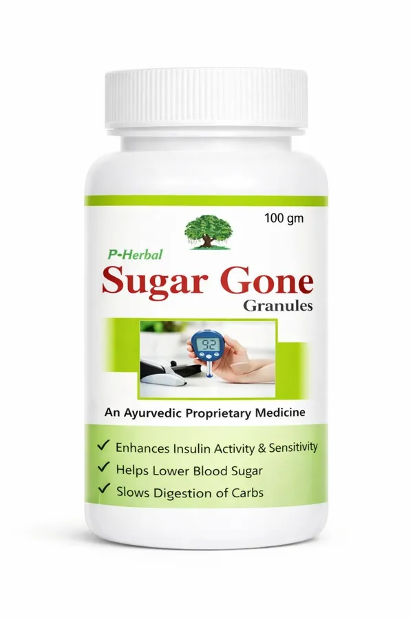 P-Herbal_Stevia_Drops_-_Natural_Zero_Calorie_Liquid_Sweetener_(Premium_Quality)_And_Pure_Herbal_Biotech_Sugar_Gone_Granules_-_Ayurvedic_Blood_Sugar_Support_Supplement