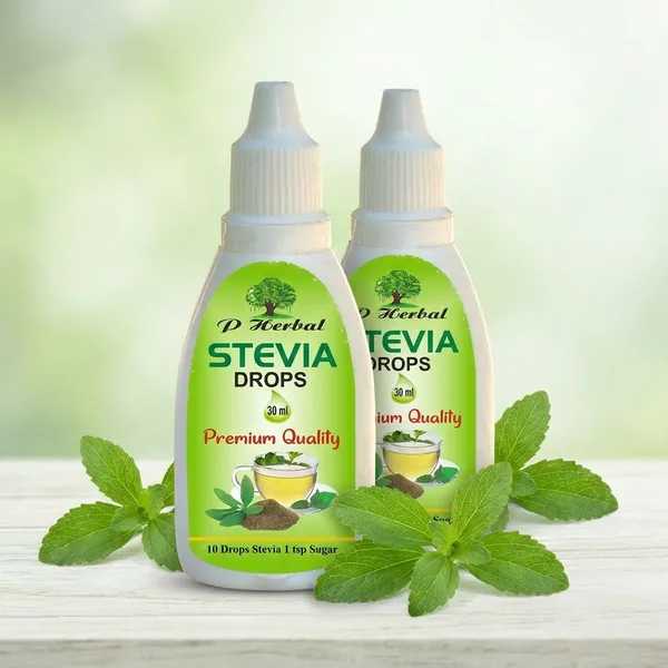 P-Herbal_Stevia_Drops_-_Natural_Zero_Calorie_Liquid_Sweetener_(Premium_Quality)_And_Pure_Herbal_Biotech_Sugar_Gone_Granules_-_Ayurvedic_Blood_Sugar_Support_Supplement
