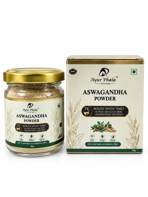 Aswagandha_Powder_-_7_Times_(Bhavaned)_In_Desi_Cow_Milk