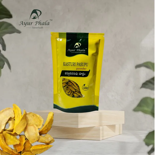 Ayurphala_Kasturi_Pasupu_Wild_Turmeric_Skin_Glow_Powder