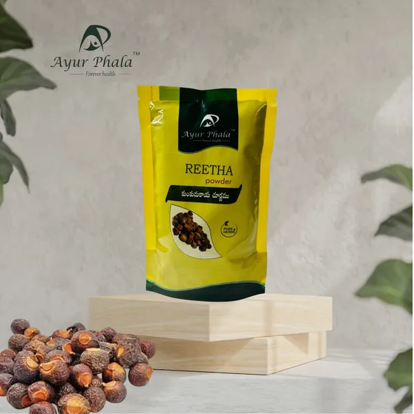 Ayurphala_Kunkudu_Churnam_Soapnut_Hair_&_Skin_Cleanser_Powder