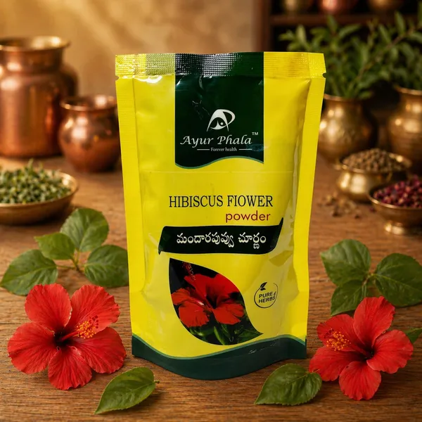 Ayurphala_Mandarapuvu_Churnam_Hibiscus_Flower_Hair_Growth_Powder