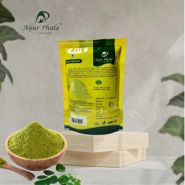 Ayurphala_Neeli_Aaku_Churnam_Indigo_Leaf_Hair_Color_&_Shine_Powder