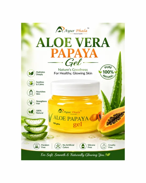 Ayur_Phala_Aloe_Papaya_Brightening_Exfoliating_Skin_Gel