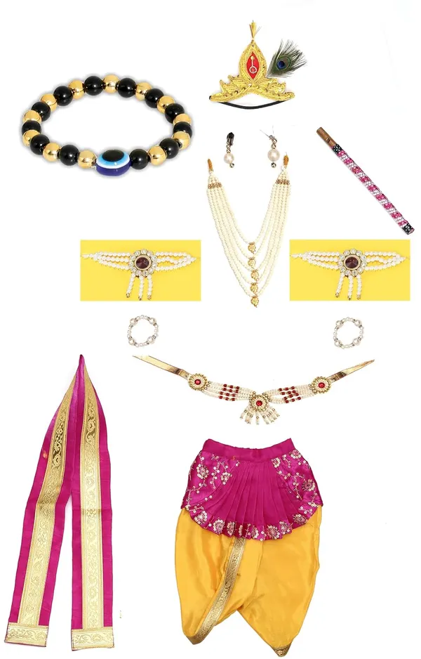 Raj_Fancy_Dresses_Shri_Krishna_Dress_For_Baby_Boy_Girl_Janmashtmi_Dress_With_Diaper_Friendly_Dhoti_Dupatta_Mor_Pankh_Mukut