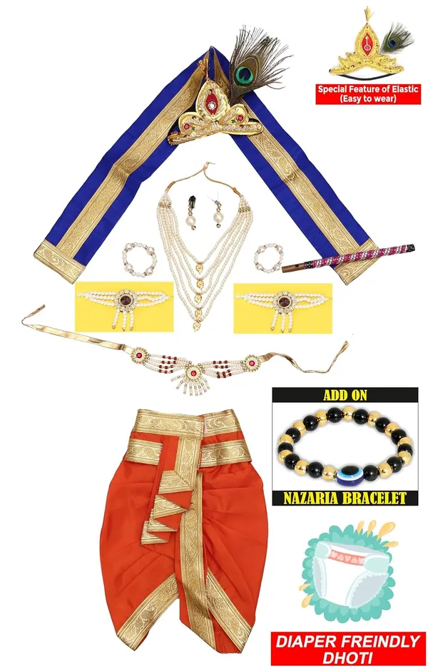 Raj_Fancy_Dresses_Shri_Krishna_Dress_For_Baby_Boy_Girl_Janmashtmi_Dress_With_Diaper_Friendly_Dhoti_Dupatta_Mor_Pankh_Mukut