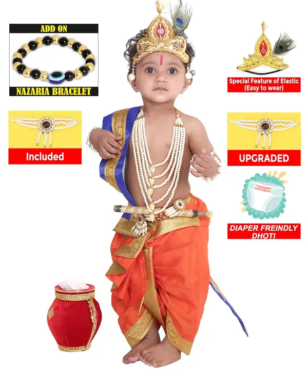 Raj_Fancy_Dresses_Shri_Krishna_Dress_For_Baby_Boy_Girl_Janmashtmi_Dress_With_Diaper_Friendly_Dhoti_Dupatta_Mor_Pankh_Mukut