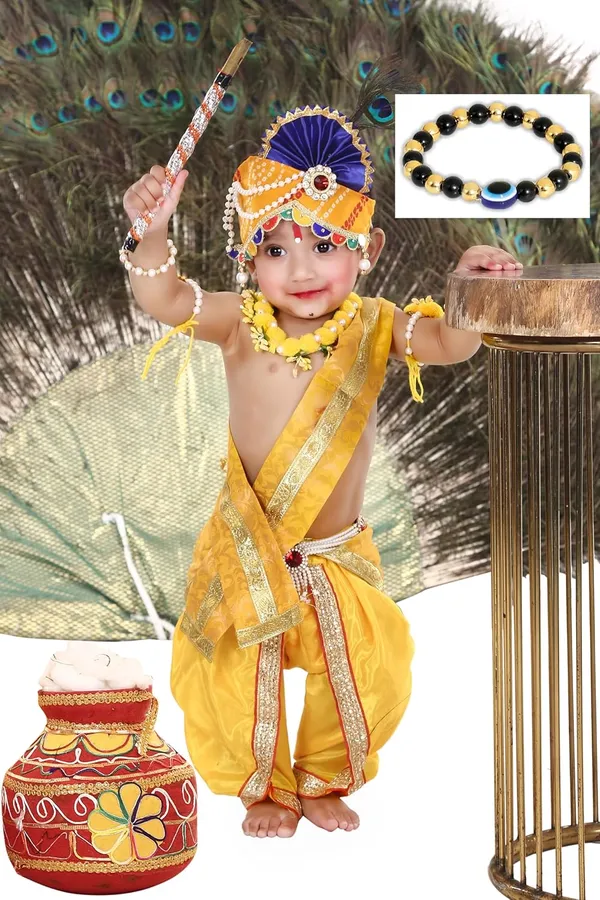 Raj_Fancy_Dresses_Krishna_Dress_For_Kids_Baby_Krishna_Dress_For_Janmashtami_With_Krishna_Mukut_Peacock_Feather_Flute_Embroidered_Krishna_Costume_For_Girl_Boy_3_Months_8_Years