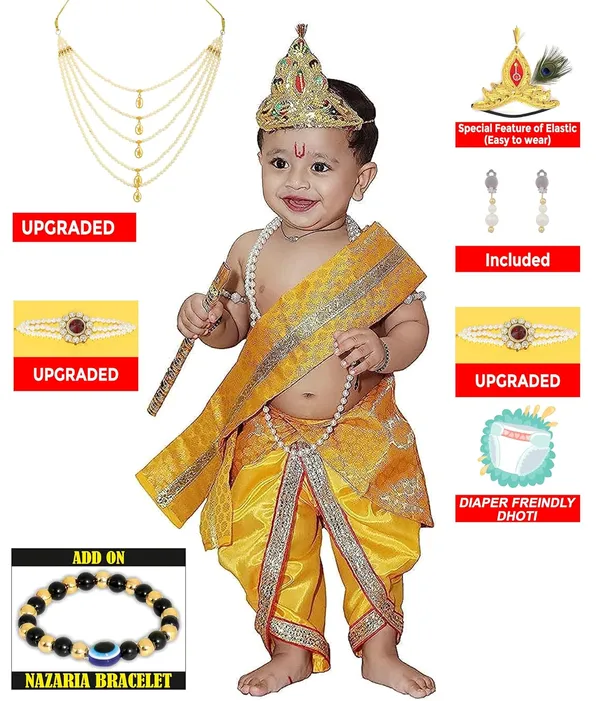 Raj_Fancy_Dresses_Krishna_Dress_For_Kids_Baby_Krishna_Dress_For_Janmashtami_With_Krishna_Mukut_Peacock_Feather_Flute_Embroidered_Krishna_Costume_For_Girl_Boy_3_Months_8_Years