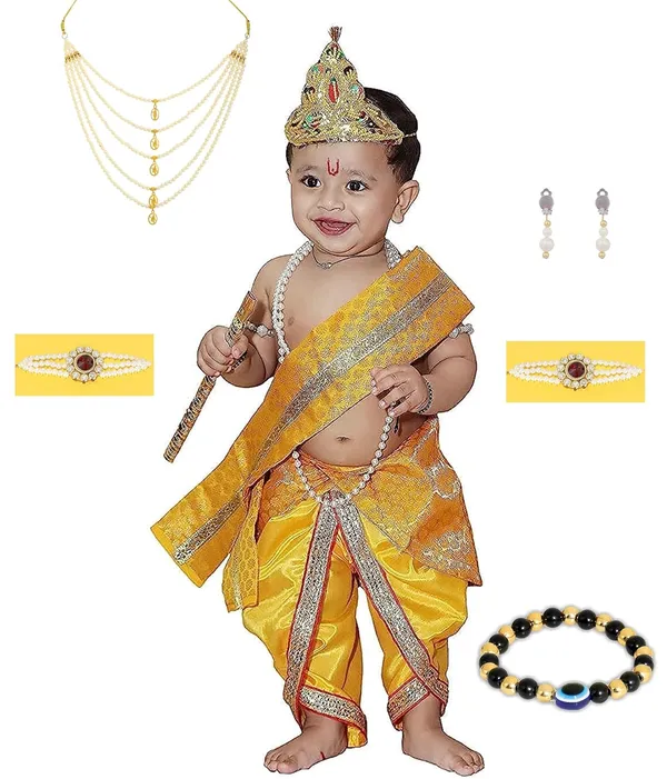 Raj_Fancy_Dresses_Krishna_Dress_For_Kids_Baby_Krishna_Dress_For_Janmashtami_With_Krishna_Mukut_Peacock_Feather_Flute_Embroidered_Krishna_Costume_For_Girl_Boy_3_Months_8_Years