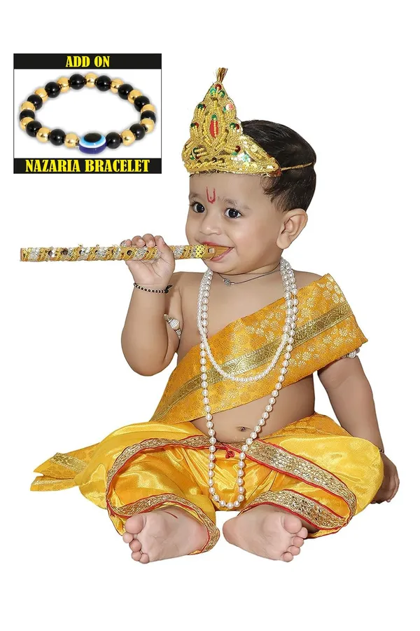 Raj_Fancy_Dresses_Krishna_Dress_For_Kids_Baby_Krishna_Dress_For_Janmashtami_With_Krishna_Mukut_Peacock_Feather_Flute_Embroidered_Krishna_Costume_For_Girl_Boy_3_Months_8_Years