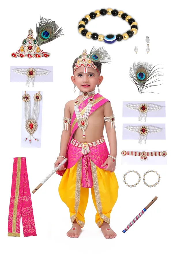 Raj_Fancy_Dresses_Krishna_Dress_For_Kids_Baby_Krishna_Dress_For_Janmashtami_With_Krishna_Mukut_Peacock_Feather_Flute_Embroidered_Krishna_Costume_For_Girl_Boy_3_Months_8_Years