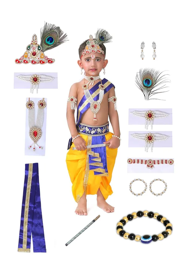 Raj_Fancy_Dresses_Krishna_Dress_For_Kids_Baby_Krishna_Dress_For_Janmashtami_With_Krishna_Mukut_Peacock_Feather_Flute_Embroidered_Krishna_Costume_For_Girl_Boy_3_Months_8_Years