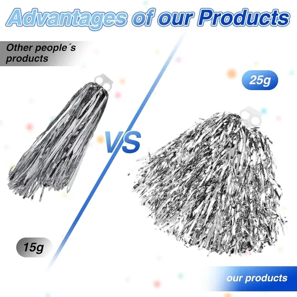 Raj_Costume_Pom_Poms_Cheerleading_Use_For_Kids_Dance_Party_Celebrations_Sport_Events_Party_Decor_Room_Decor_Etc_Silver_Pack_Of_10