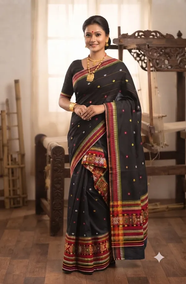 Padmini_buwa_cotton_jura_gero_buwa_handloom_design_jura_Assamese_mekhela_sador_set