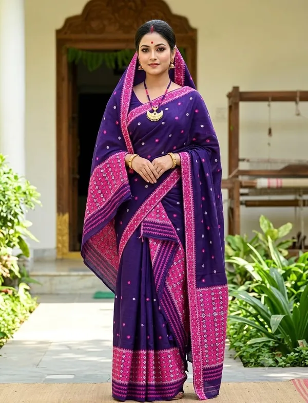 Padmini_Kesa_Cotton_Gero_Design_Buwa_Jura_Assamese_Mekhela_Chador_Set