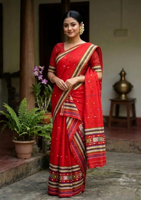 Padmini_buwa_cotton_jura_gero_buwa_handloom_design_jura_Assamese_mekhela_sador_set