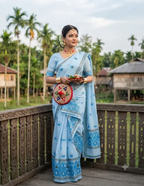 Mercerised_Cotton_Mekhela_Sador_Jura_ASSAMESE_MEKHELA_CHADOR_SET