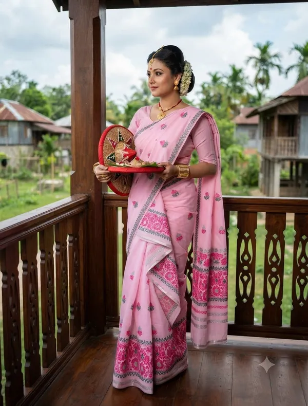 Mercerised_Cotton_Mekhela_Sador_Jura_ASSAMESE_MEKHELA_CHADOR_SET