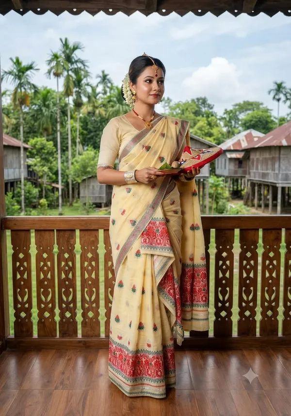 Mercerised_Cotton_Mekhela_Sador_Jura_ASSAMESE_MEKHELA_CHADOR_SET