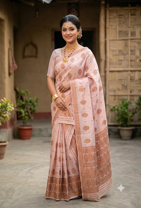 EURO_LINEN_COTTON_TRADITIONAL_ASSAMESE_HANDLOOM_LOOK_COTTON_MEKHELA_CHADOR_SET_WITH_PREMIUM_ZARI