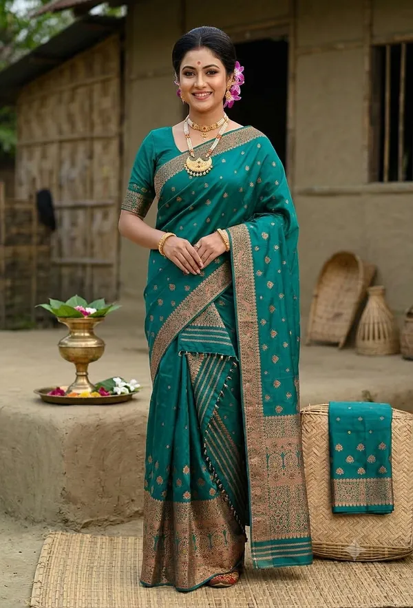 SEMI_PAAT_JURA_ASSAMESE_MEKHELA_CHADOR_SET
