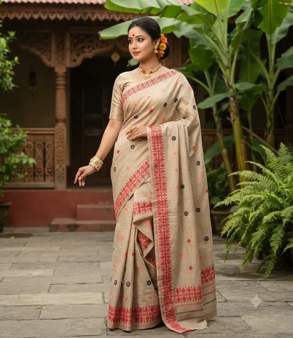 Women_Cotton_Assamese_Mekhela_Chador_Set_Traditional_Cotton_Cultural_Wear_Outfit