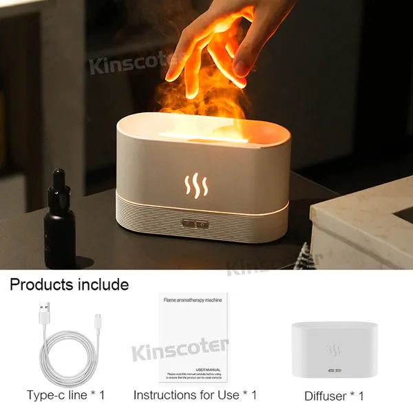 Fire_Flame_Aromatherapy_Humidifier_180ml_LED_Diffuser