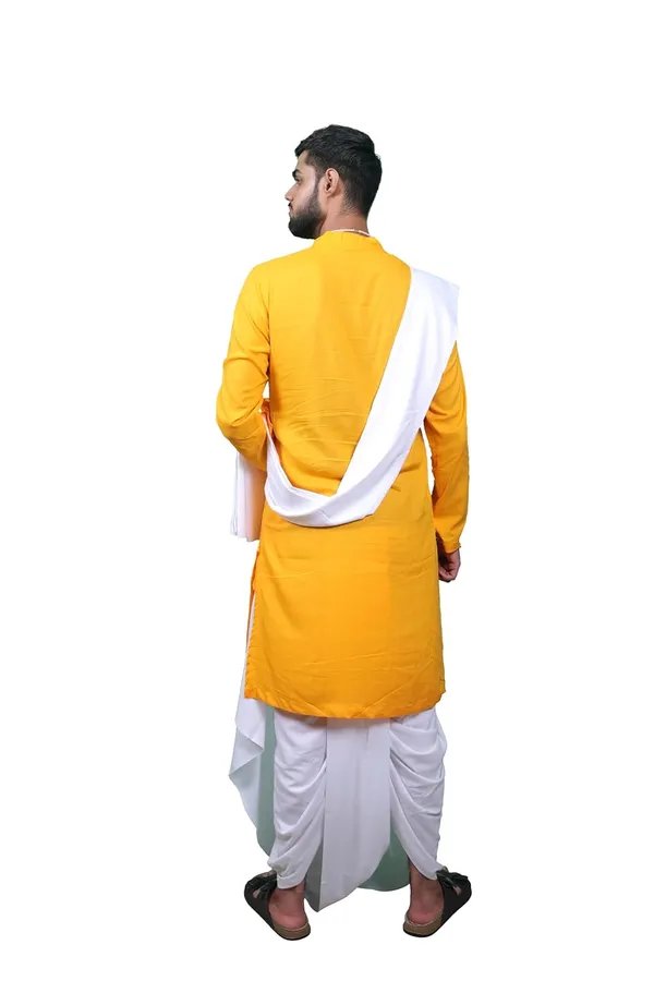 Heritage_Pure_Cotton_Mens_Bagalbandhi_Kurta_Mango