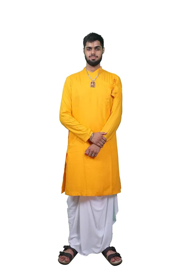 Heritage_Pure_Cotton_Mens_Bagalbandhi_Kurta_Mango