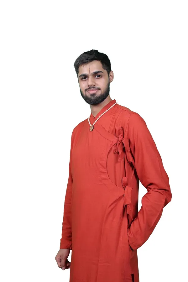 Heritage_Pure_Cotton_Bagalbandhi_Red_Ochre