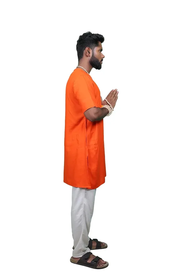 Bhagalpuri_Devotee_Kurta_Orange